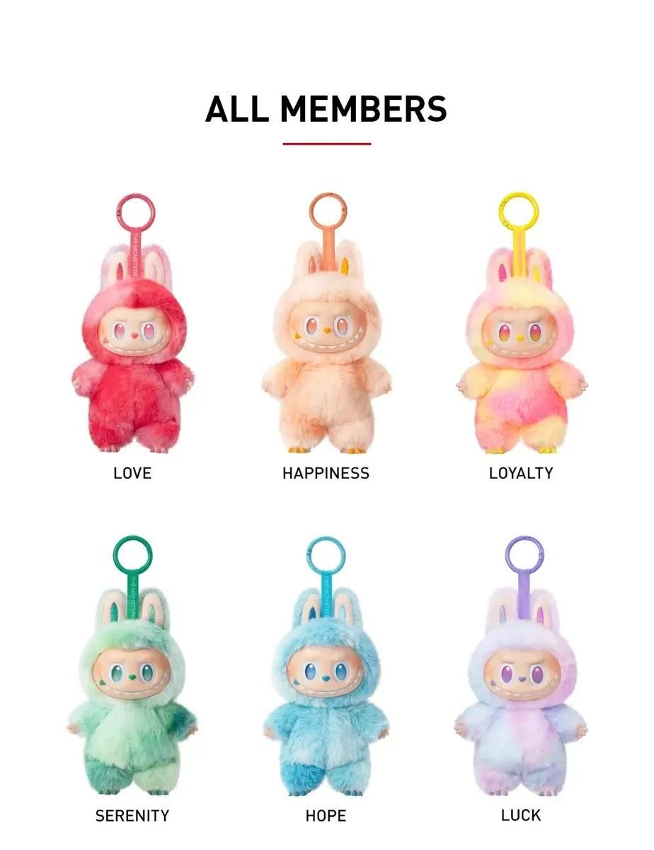 Labubu Doll Plush Toy & Keychain